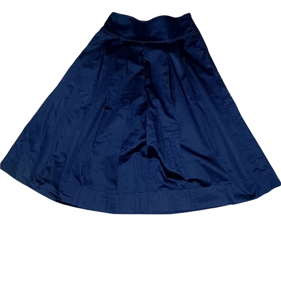 GAP Dresses & Skirts - Gap 2 Maxi Blue Circle Pleated Skirt Cotton